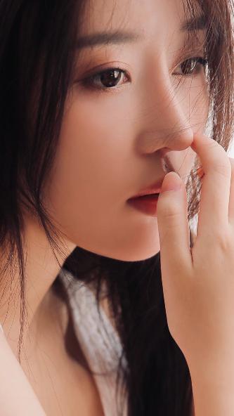 黑色蕾丝透视露胸旗袍连衣裙